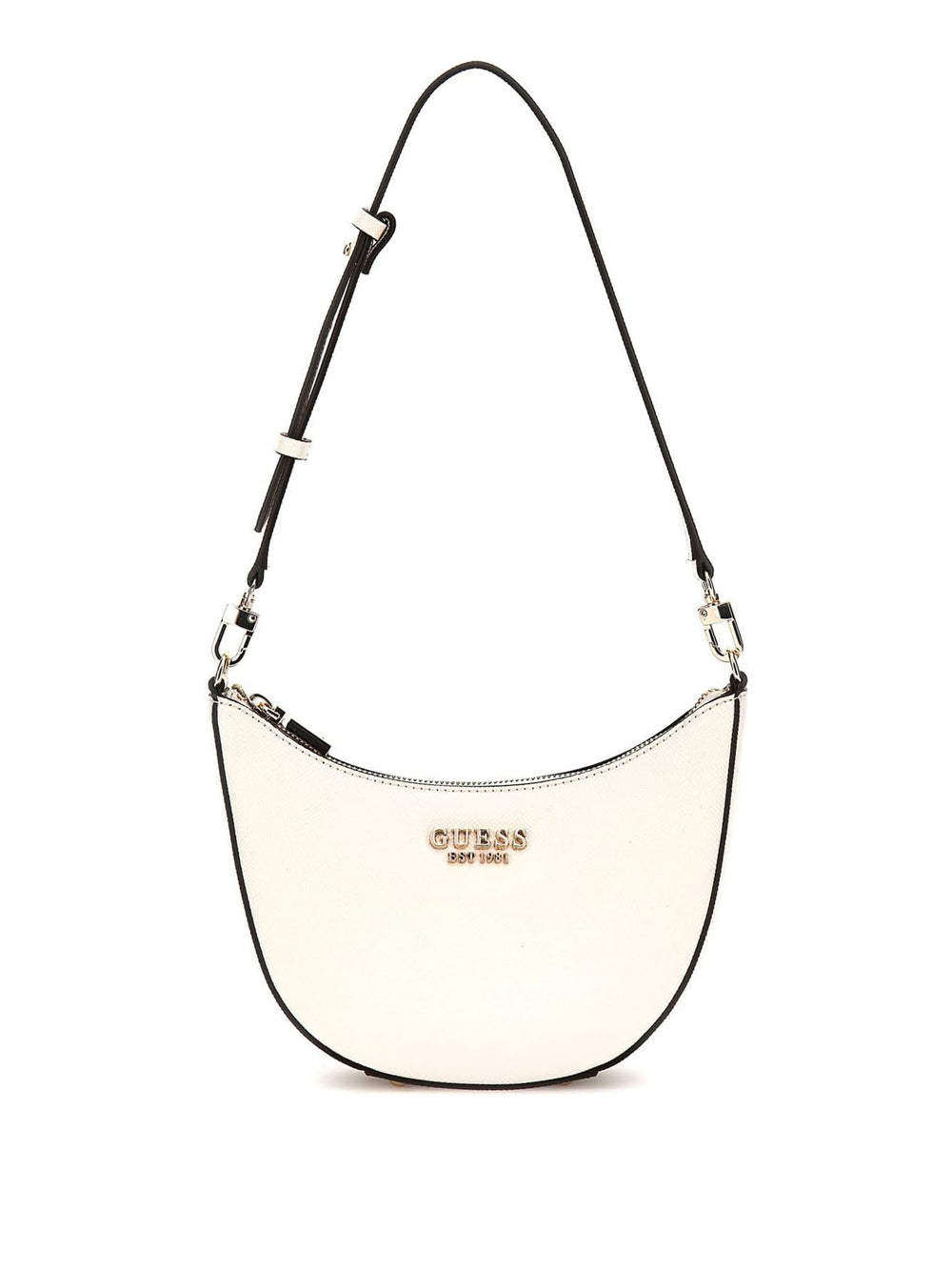 GUESS Borsa a Spalla Saffiano Donna - modello HWZG9643720 Bianco