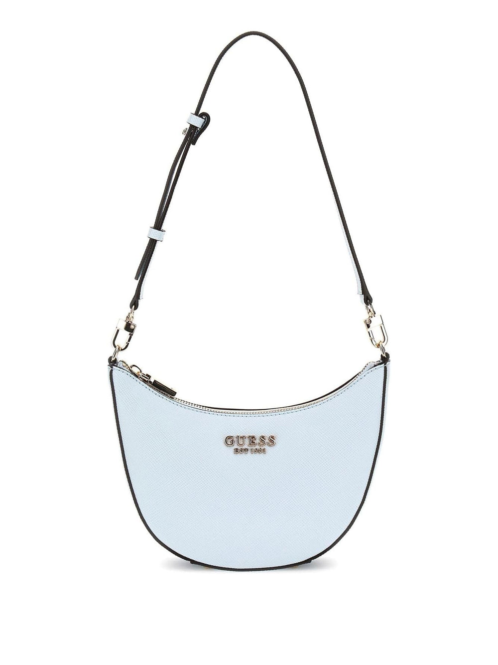 GUESS Borsa a Spalla Saffiano Donna - Powder Blue modello HWZG9643720 Blu