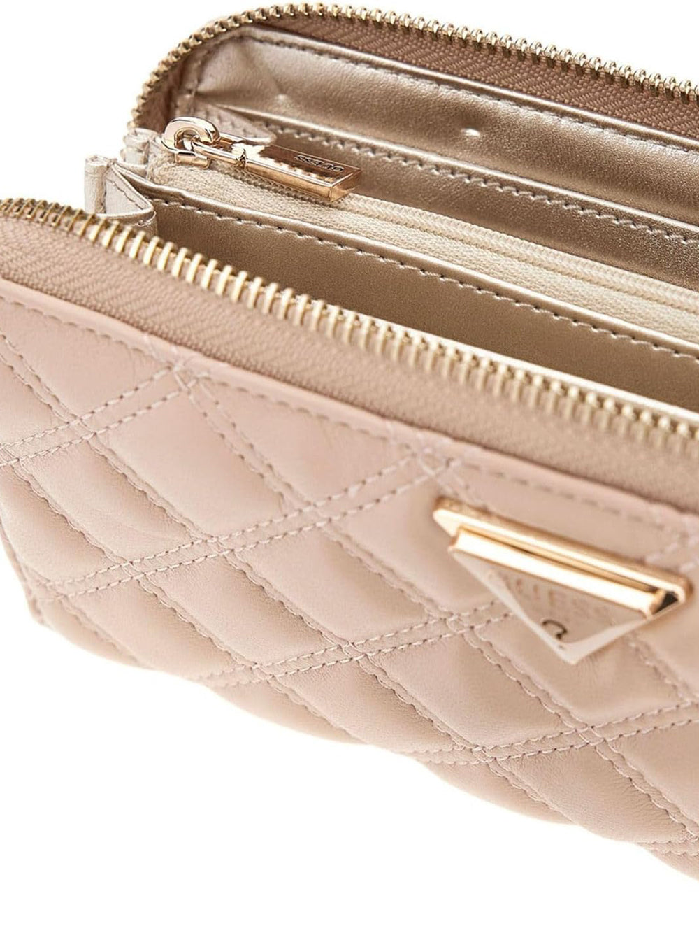 GUESS Portafoglio Trapuntata Donna - Light modello SWQG8748146 Beige