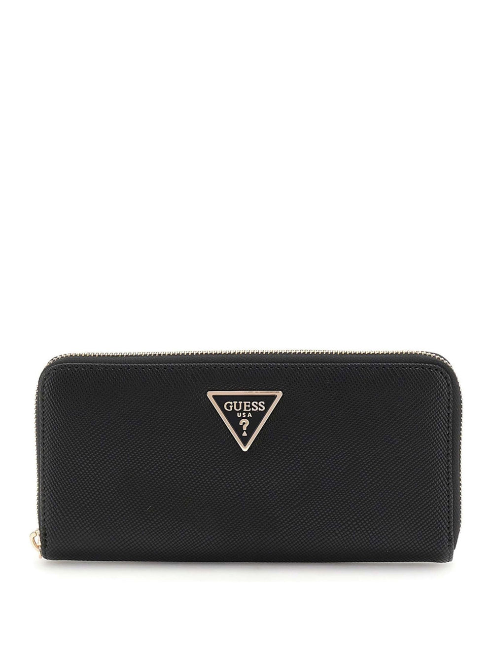 GUESS Portafoglio Saffiano Donna - modello SWZG8500146 Nero