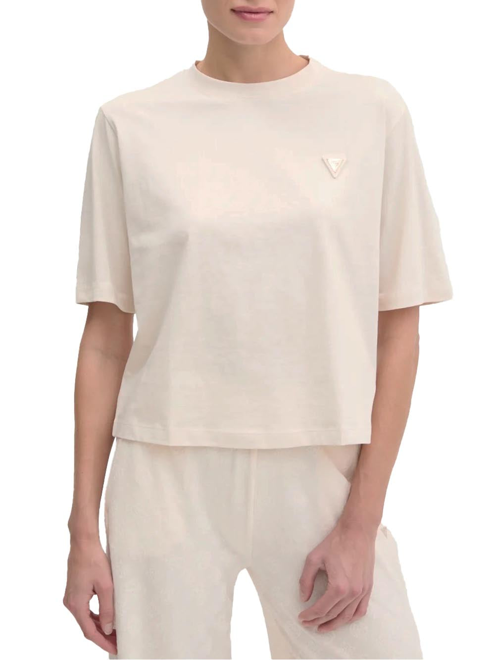 GUESS T-shirt Donna - modello V4BI21I3Z14 Beige