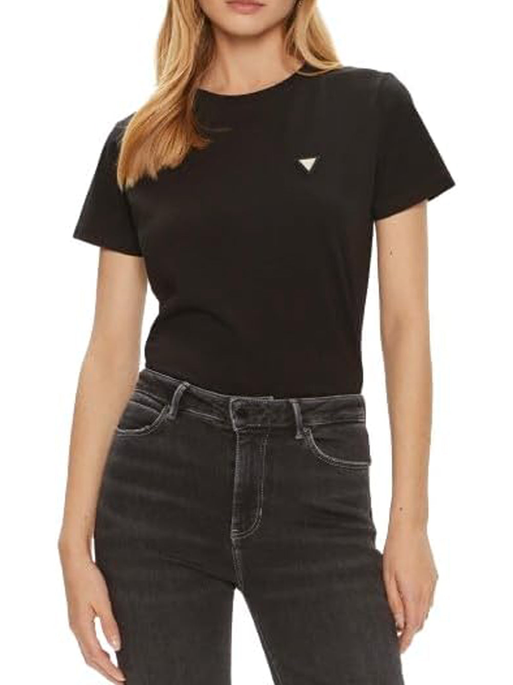 GUESS T-shirt Donna - modello V4YI09J1314 Nero