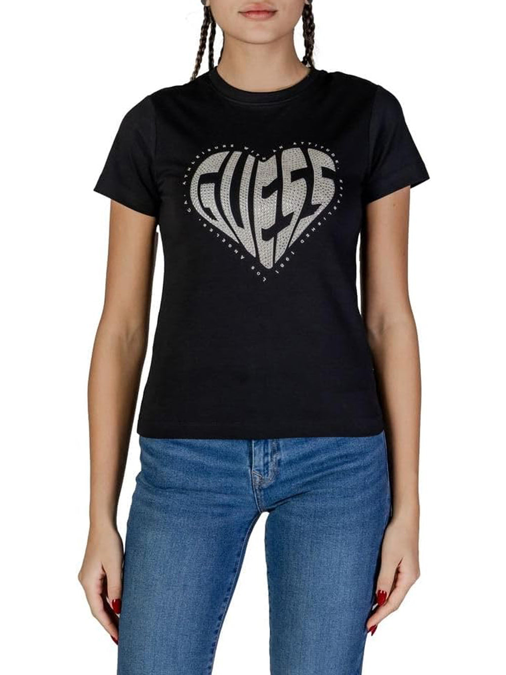 GUESS T-shirt Donna - modello V5RI08J1314 Nero