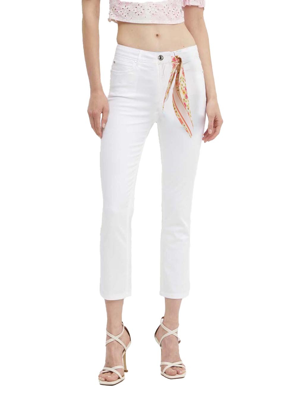 GUESS Pantalone Donna - modello W5GA91W93CM Bianco