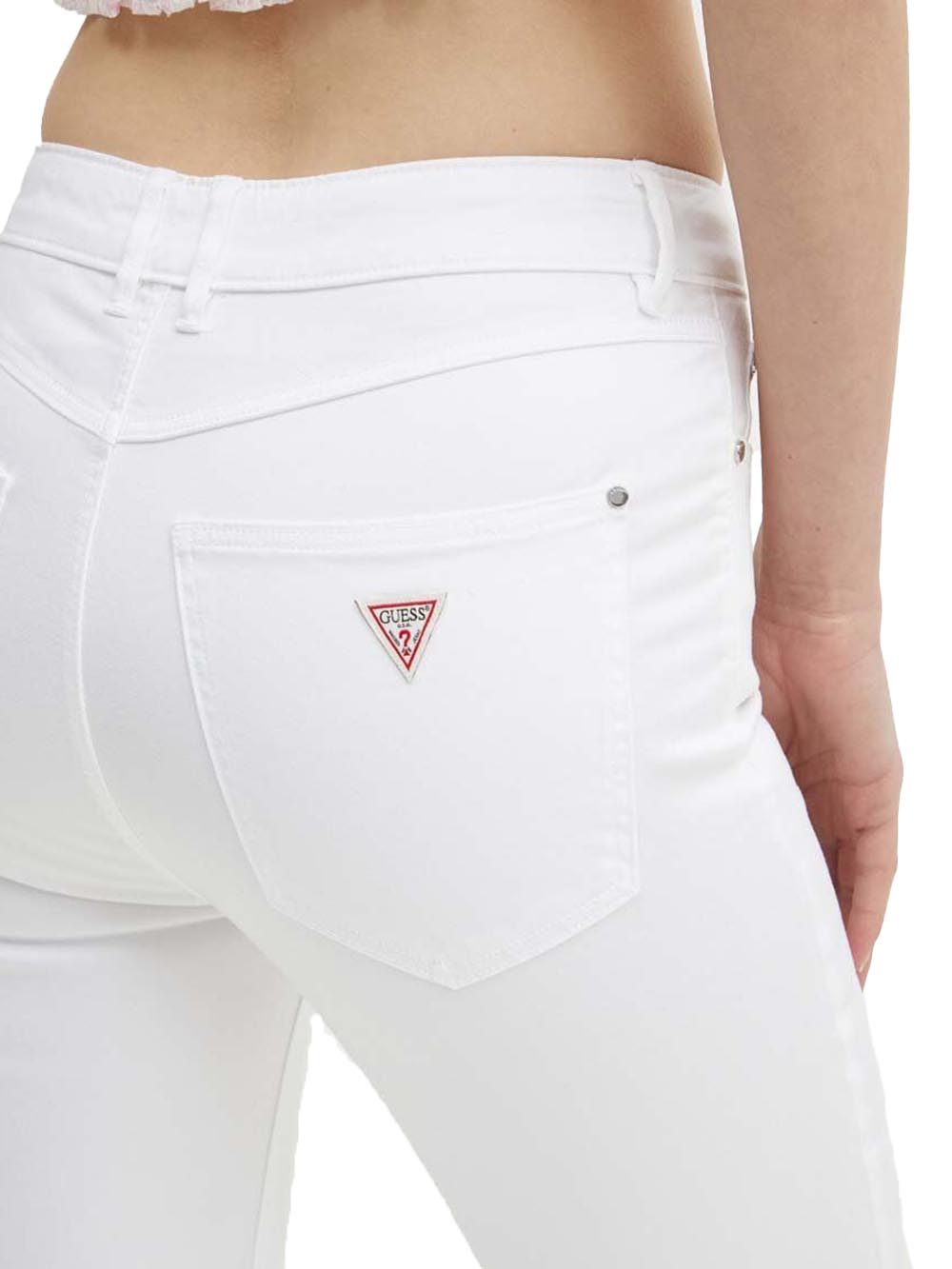 GUESS Pantalone Donna - modello W5GA91W93CM Bianco