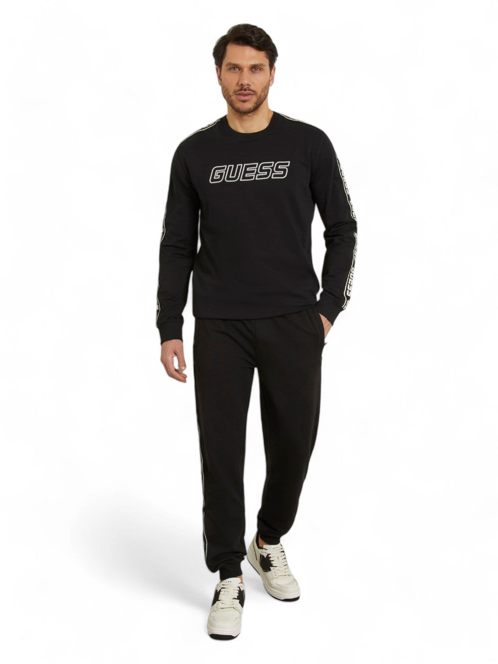 GUESS Felpa Uomo - modello Z4GQ24K6ZS1 Nero