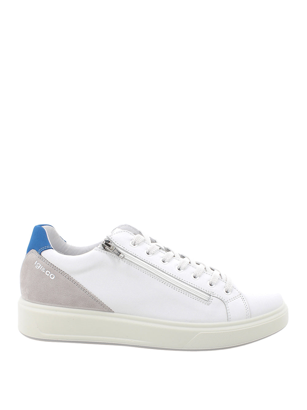 IGI&CO Sneakers con zip Uomo - modello 7628900 Bianco