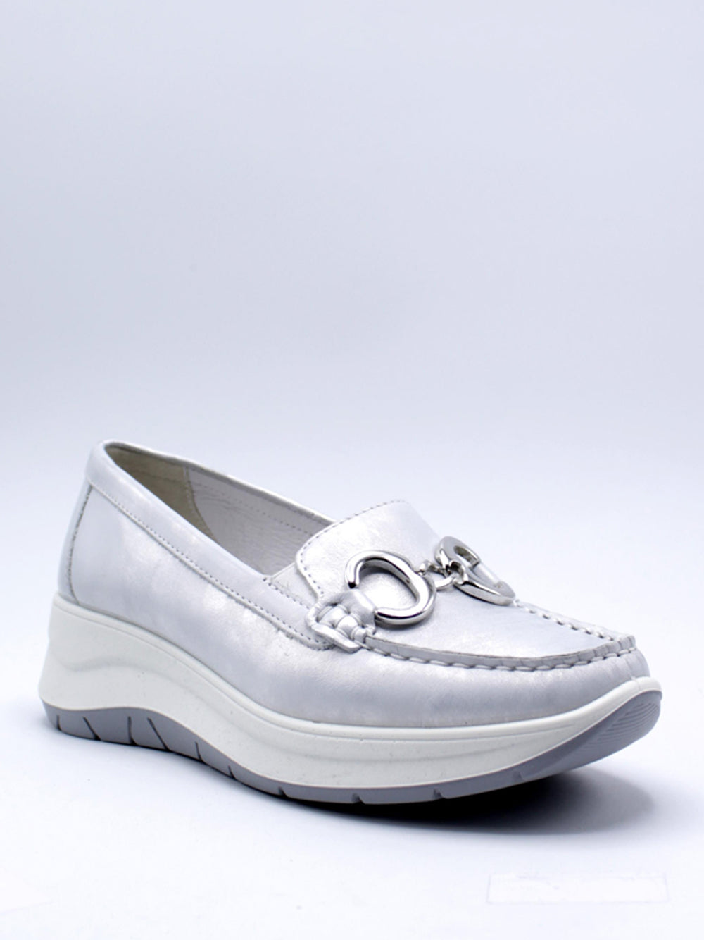 IGI&CO Mocassini con zeppa Donna - modello 7652155 Argento