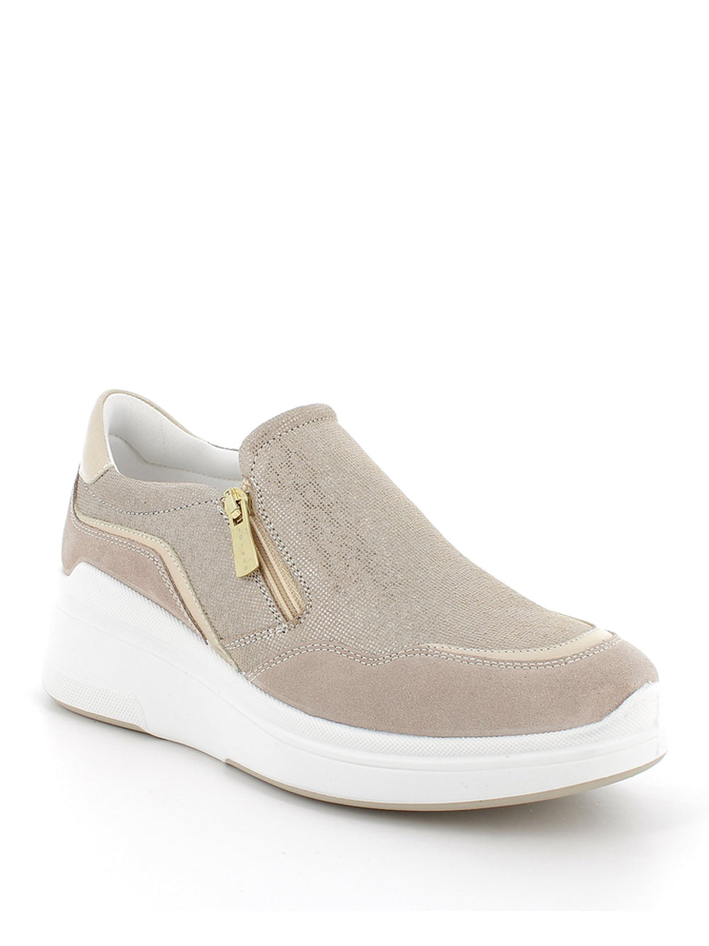 IGI&CO Sneakers con zeppa Donna - Visone modello 7653100 Beige