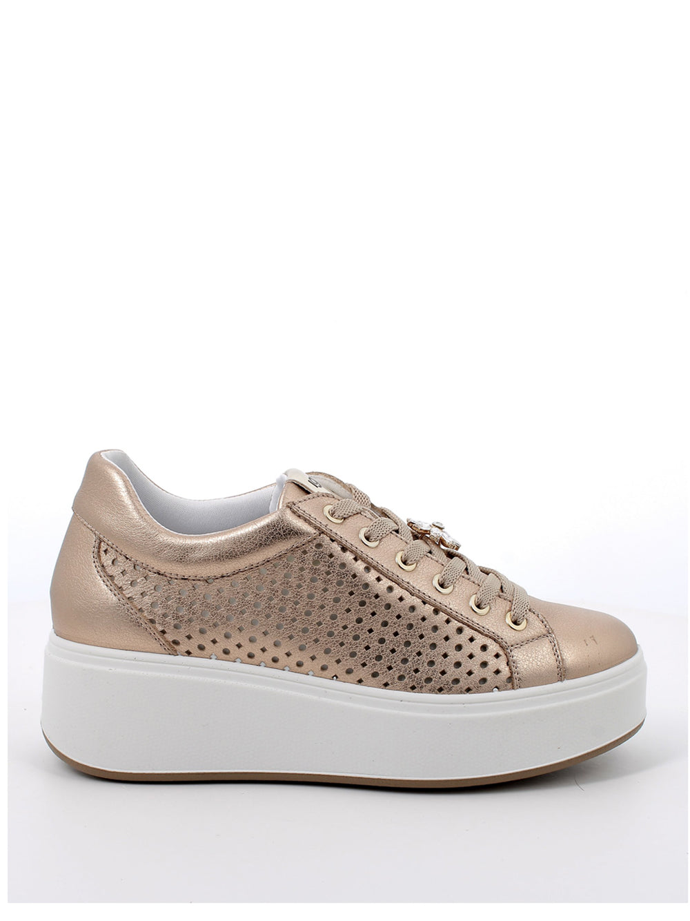 IGI&CO Sneakers con zeppa Donna - modello 7657200 Beige