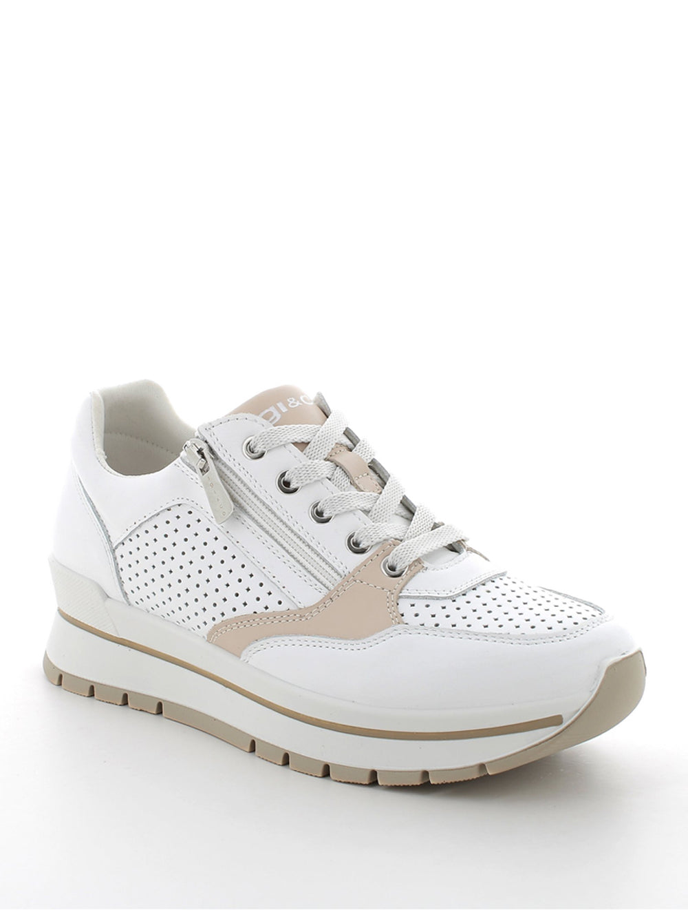 IGI&CO Sneakers con zip Donna - modello 7660700 Bianco
