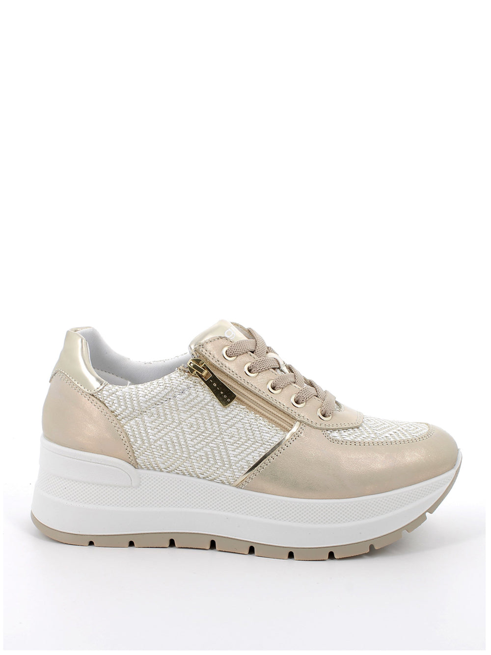 IGI&CO Sneakers con zeppa Donna - modello 7661311 Avorio