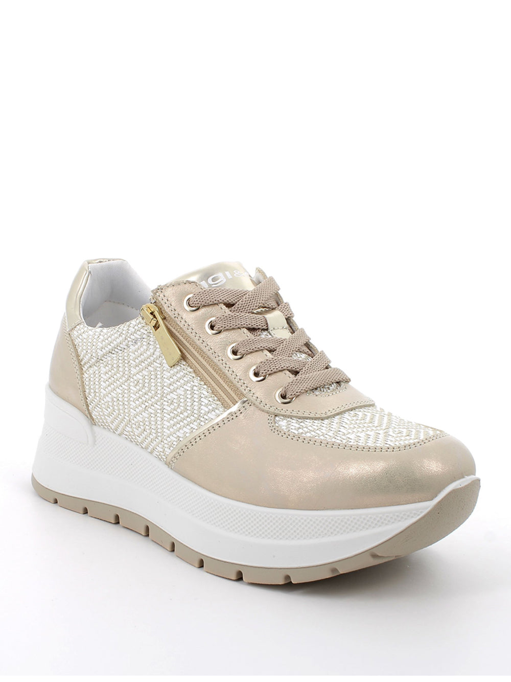 IGI&CO Sneakers con zeppa Donna - modello 7661311 Avorio