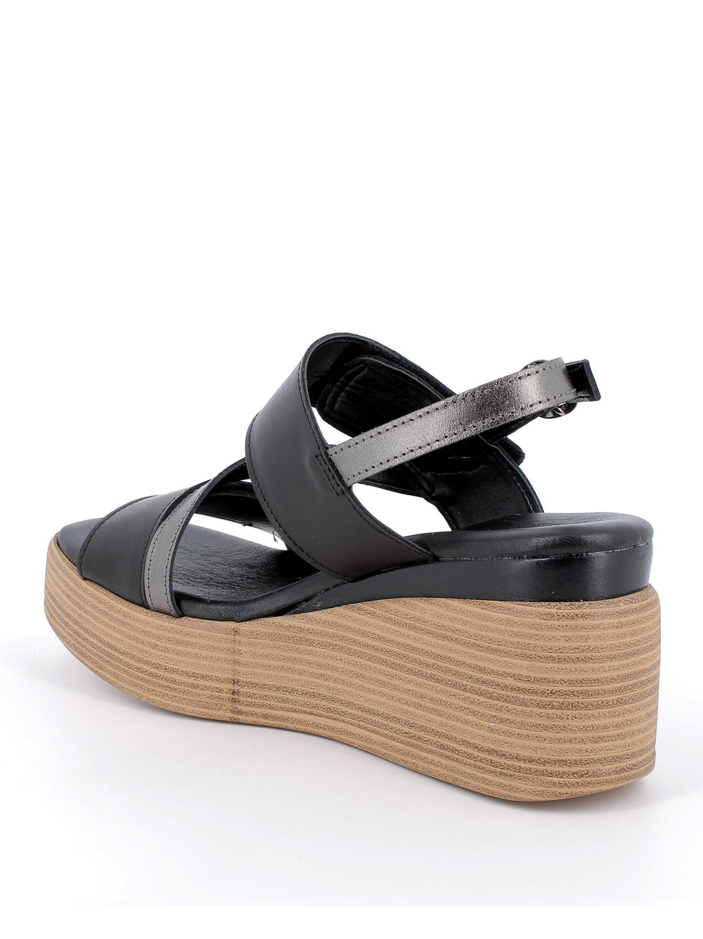IGI&CO Sandali con zeppa Donna - /Antracite modello 7689400 Nero