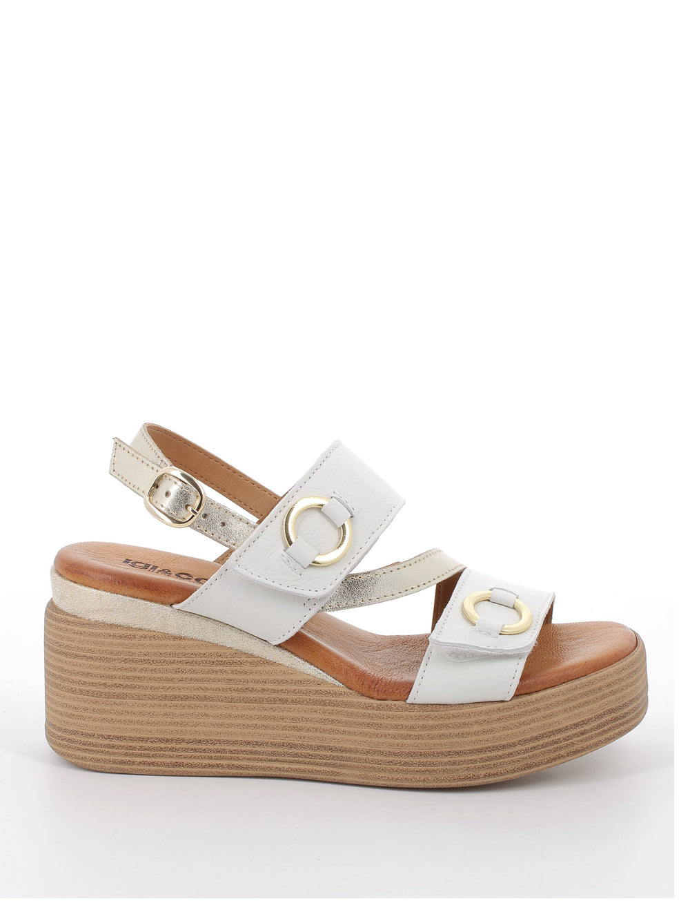 IGI&CO Sandali con zeppa Donna - /Platino modello 7689411 Bianco