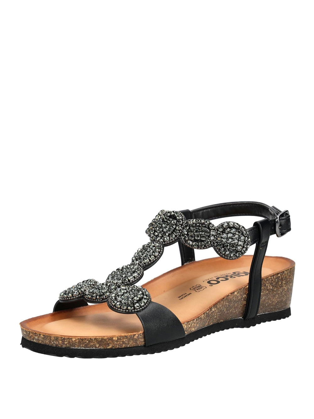 IGI&CO Sandali con zeppa Donna - modello 7698100 Nero