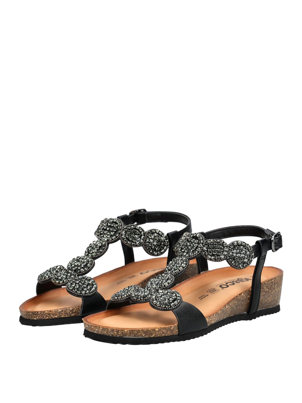 IGI&CO Sandali con zeppa Donna - modello 7698100 Nero