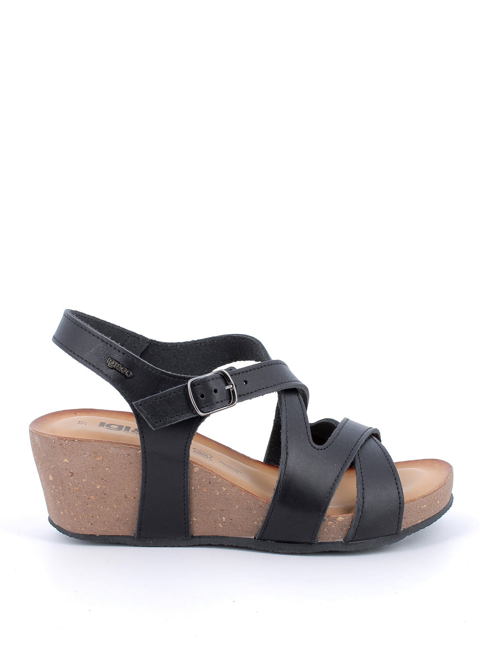 IGI&CO Sandali con zeppa Donna - modello 7699400 Nero