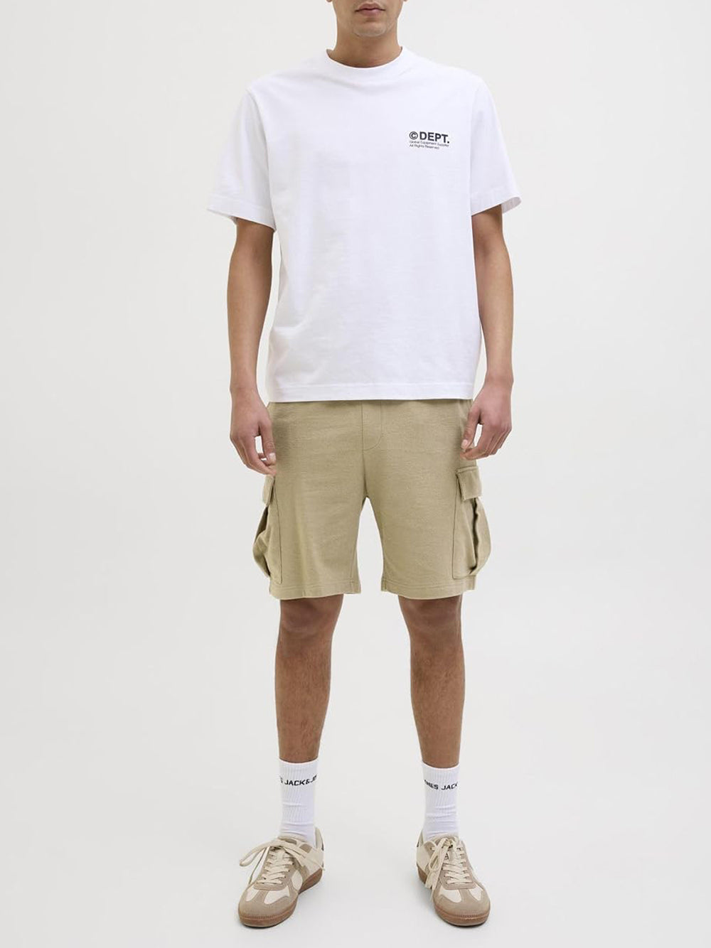Jack e Jones JACK&JONES Shorts Cargo Uomo - modello 12268777 Beige