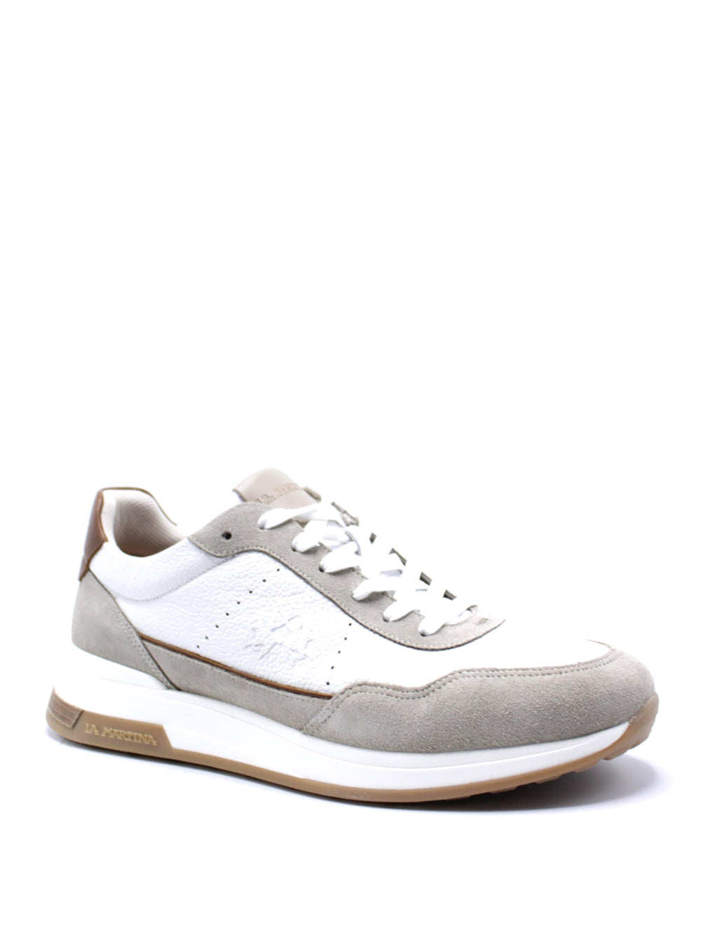 LA MARTINA Sneakers plantare estraibile Uomo - modello LFM251030 Beige