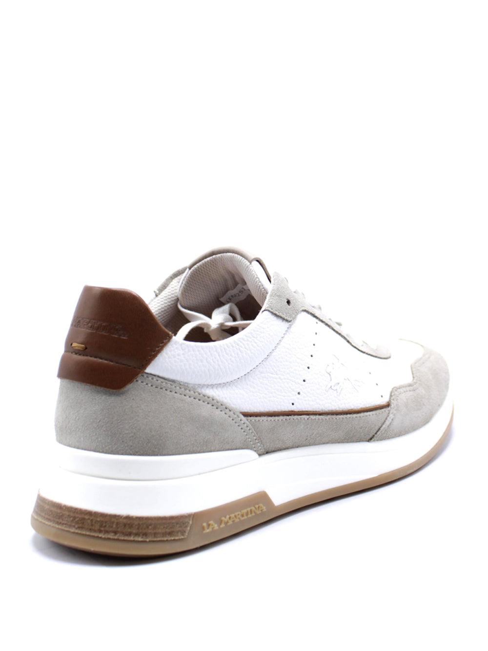 LA MARTINA Sneakers plantare estraibile Uomo - modello LFM251030 Beige