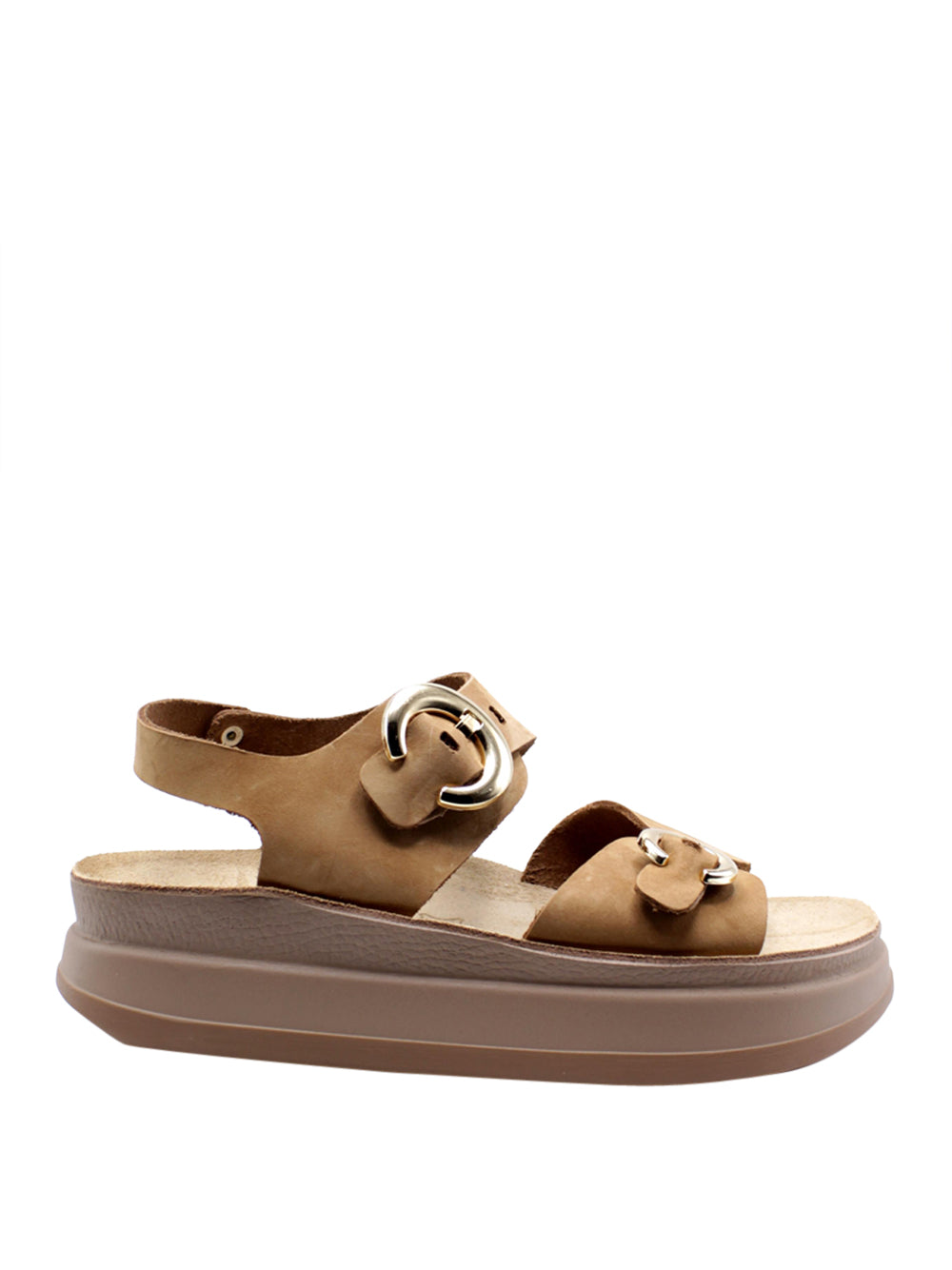 LUMBERJACK Sandali platform Donna - Cuoio modello SWL9406-001 Marrone