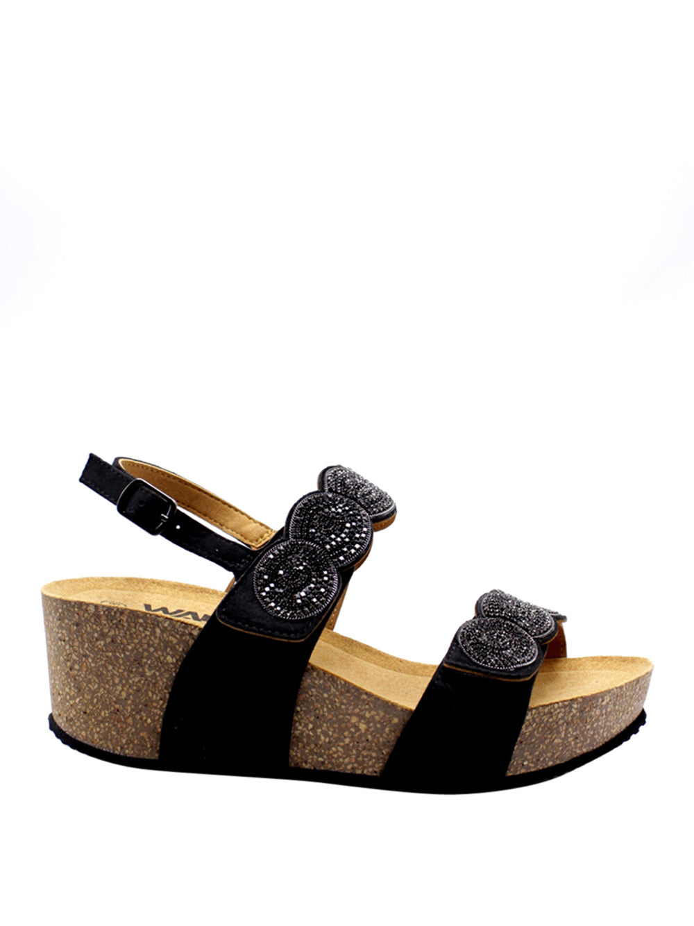 MELLUSO Sandali con zeppa Donna - modello 018154 Nero