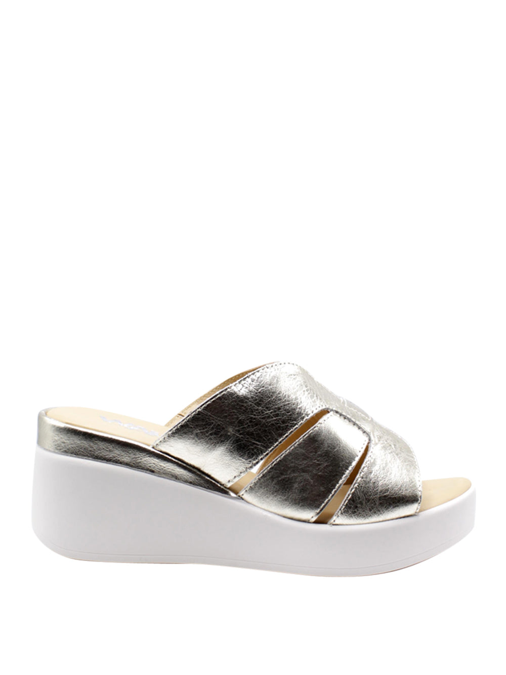 MELLUSO Sandali con zeppa Donna - Platino modello 019218Z Argento