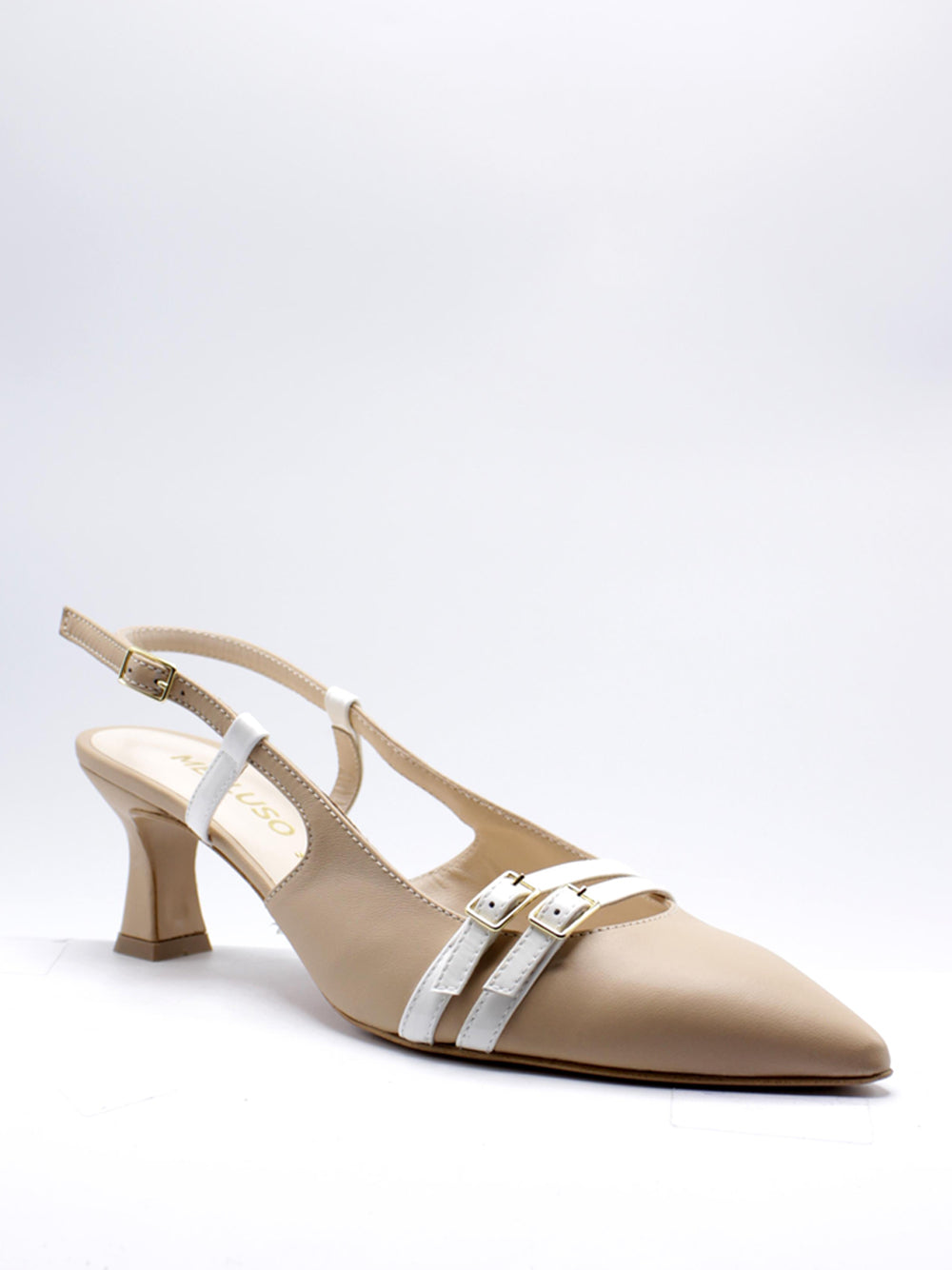 MELLUSO Decollete sling back Donna - modello E1690 Beige