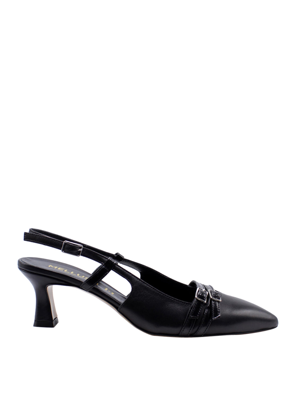 MELLUSO Decollete sling back Donna - modello E1690 Nero