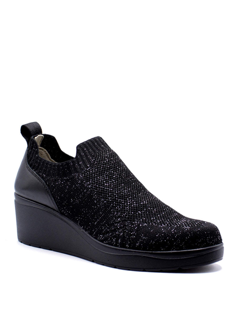 MELLUSO Sneakers con zeppa Donna - modello K53013 Nero