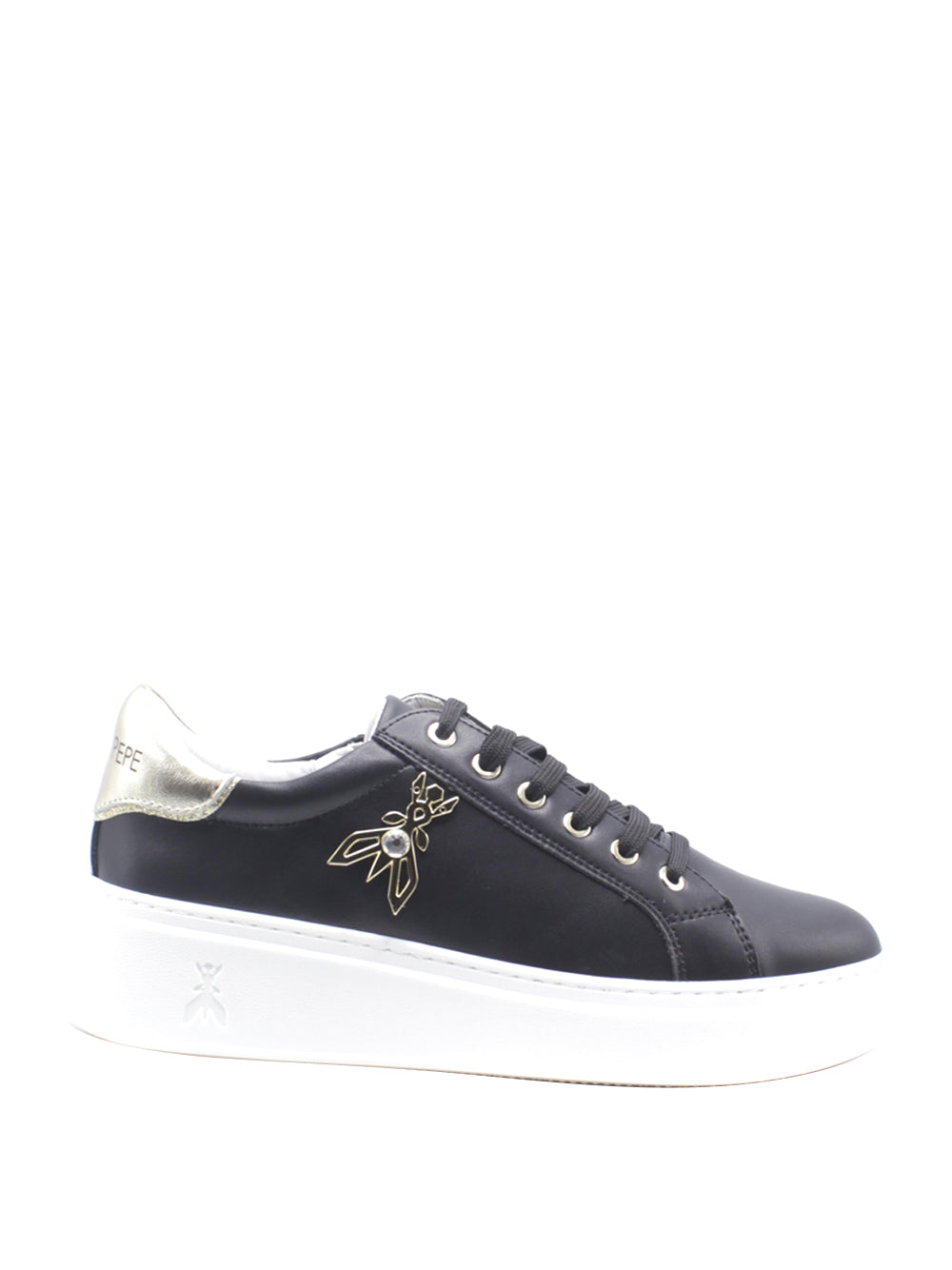 PATRIZIA PEPE Sneakers platform Donna - modello PJ303 Nero