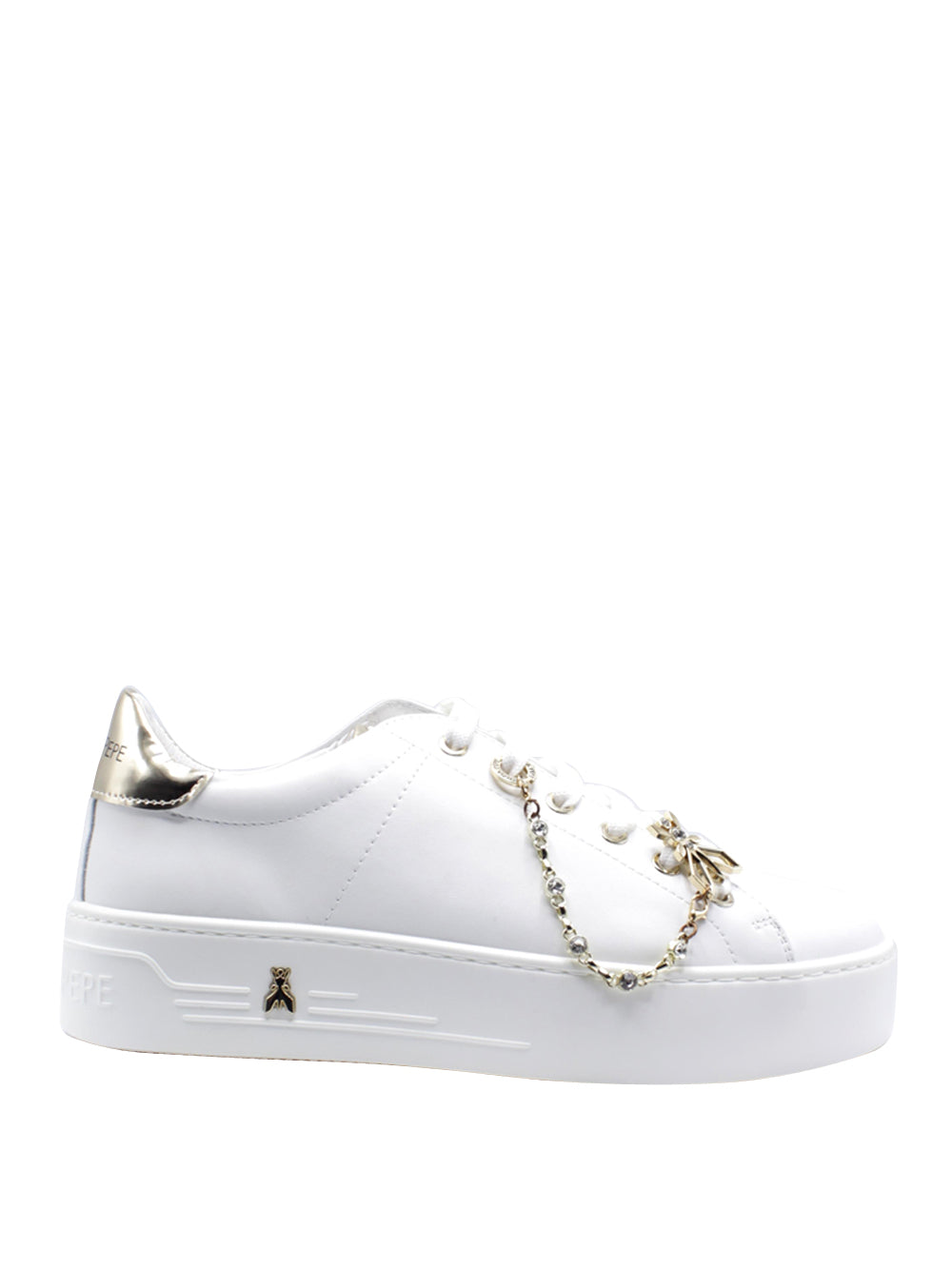 PATRIZIA PEPE Sneakers platform Donna - modello PJ305 Bianco