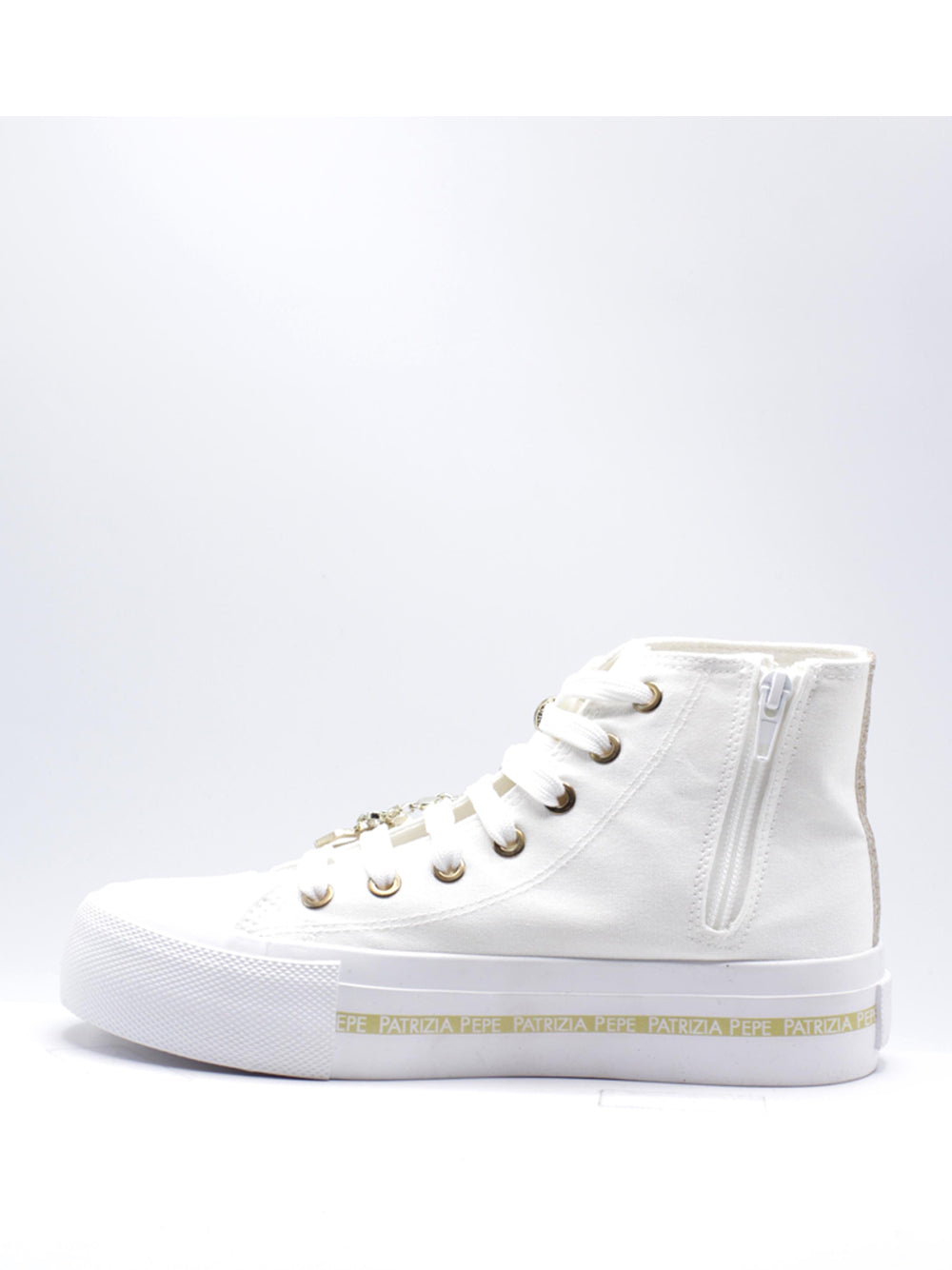 PATRIZIA PEPE Sneakers platform Donna - modello PJ310 Bianco