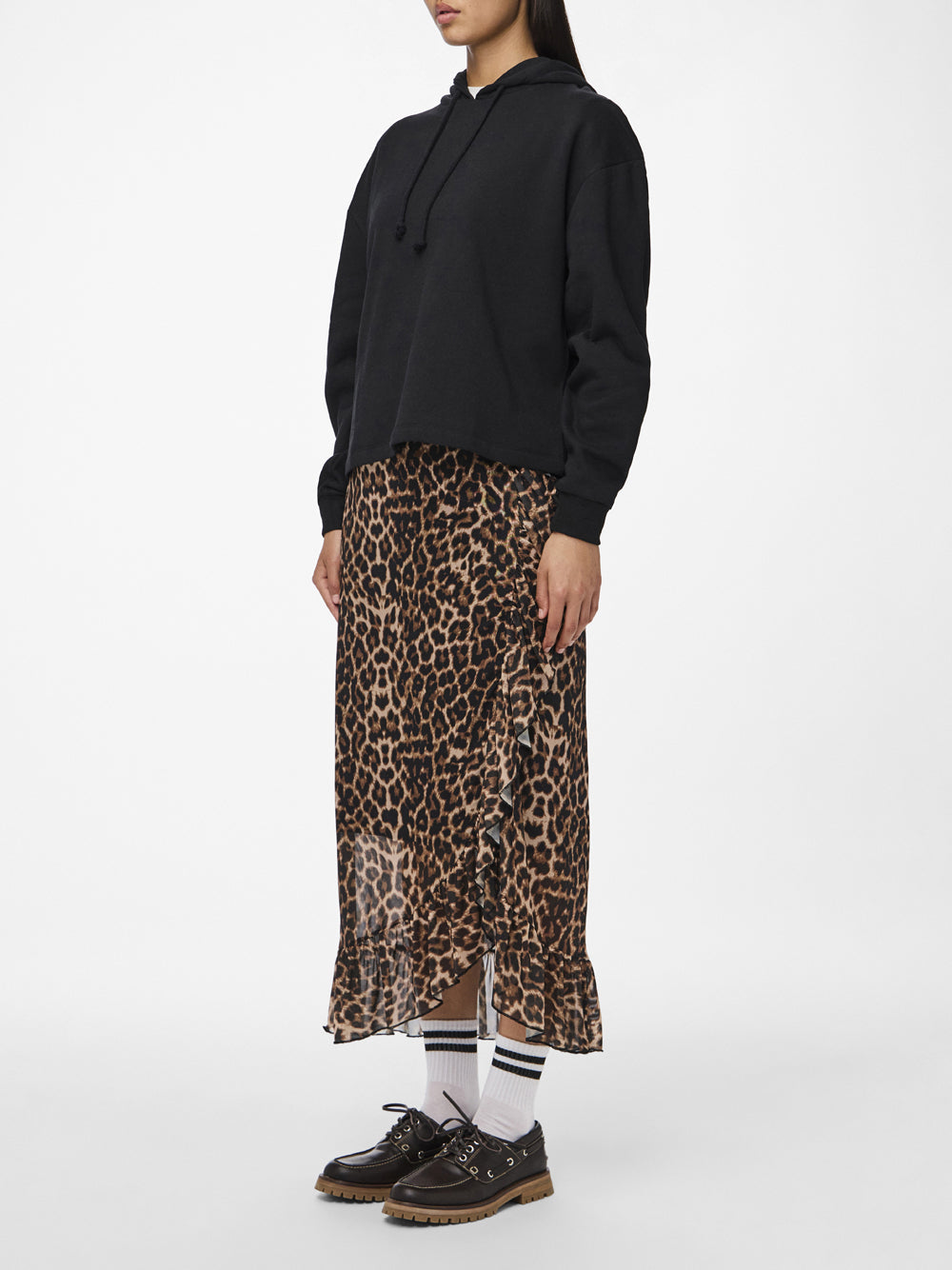 PIECES Felpa Donna - modello 17113437 Nero