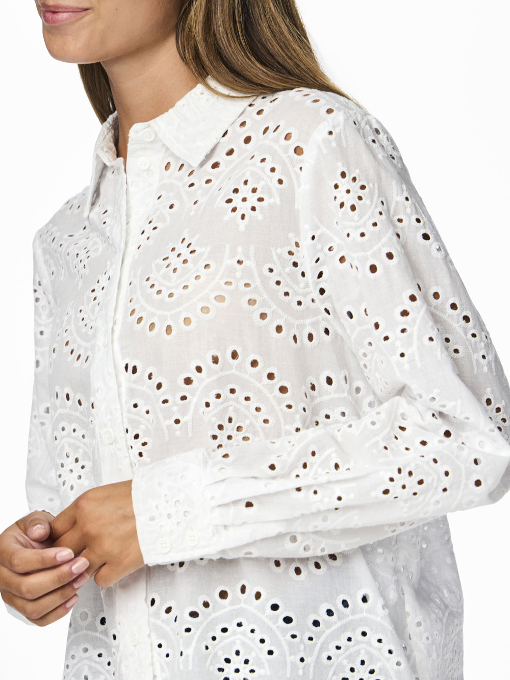 PIECES Camicia Donna - modello 17154747 Bianco