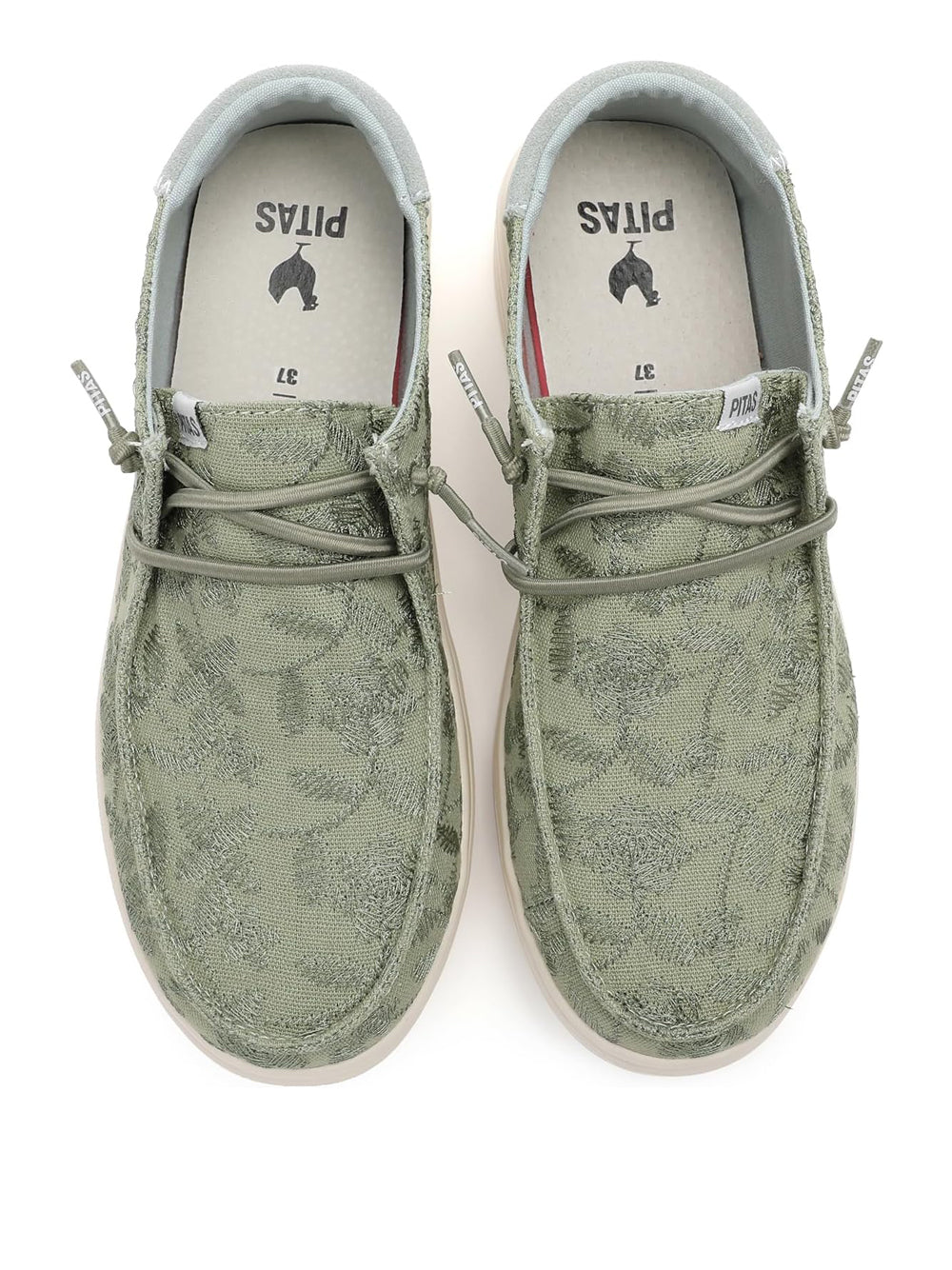 PITAS Sneakers platform Donna - modello S25WBOK-BOM Verde