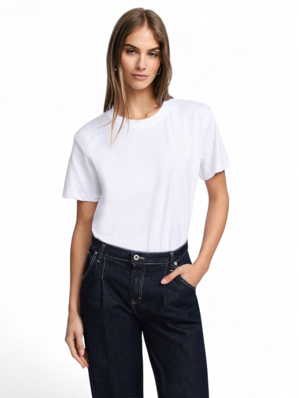 PLEASE T-shirt Donna - modello T8555MOD30 Bianco