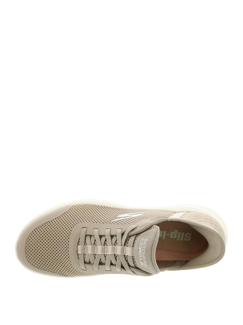SKECHERS Sneakers slip-in Donna - Taupe modello 124836 Marrone