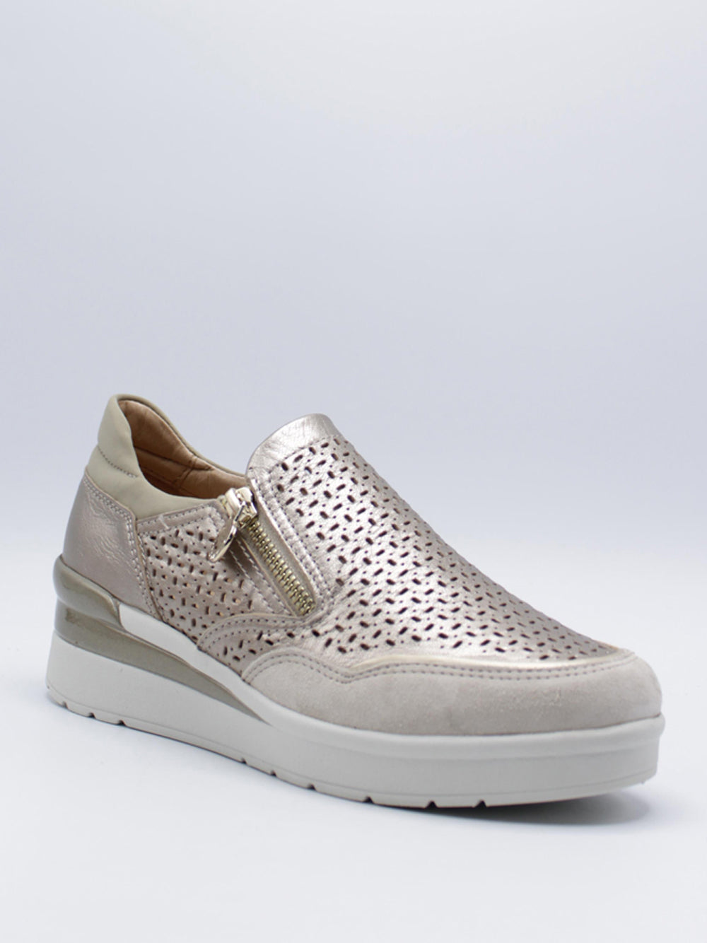 STONEFLY Sneakers con zeppa Donna - modello 220735 Argento
