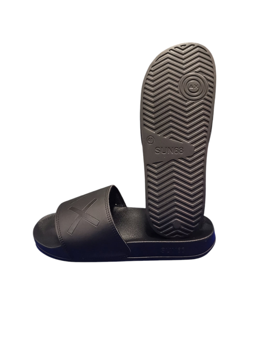 SUN68 Ciabatte slide Uomo - modello X35102 Nero
