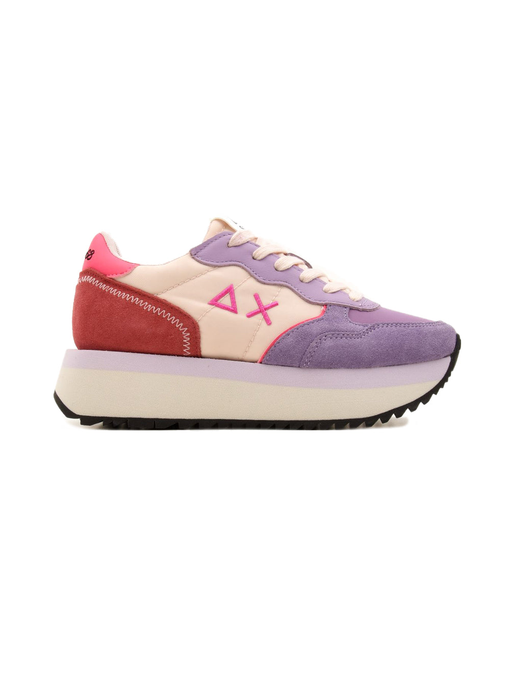 SUN68 Sneakers platform Donna - Lilla modello Z35210 Viola