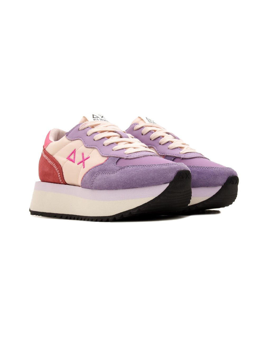 SUN68 Sneakers platform Donna - Lilla modello Z35210 Viola