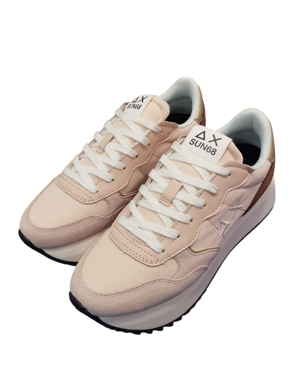 SUN68 Sneakers plantare estraibile Donna - modello Z35210 Bianco