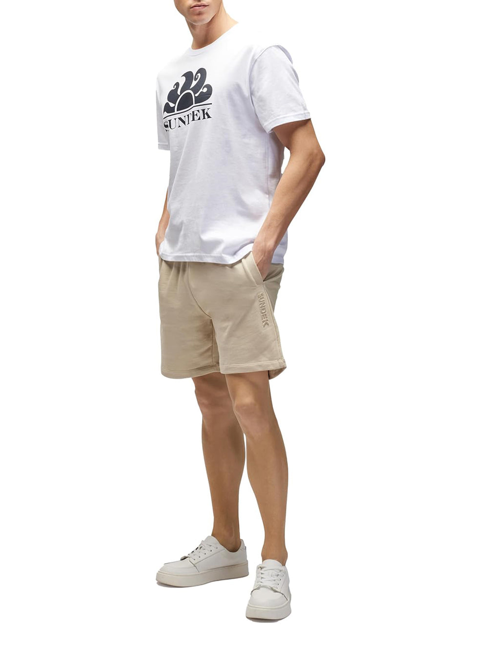 SUNDEK T-shirt Uomo - modello M021TEJ7800 Bianco