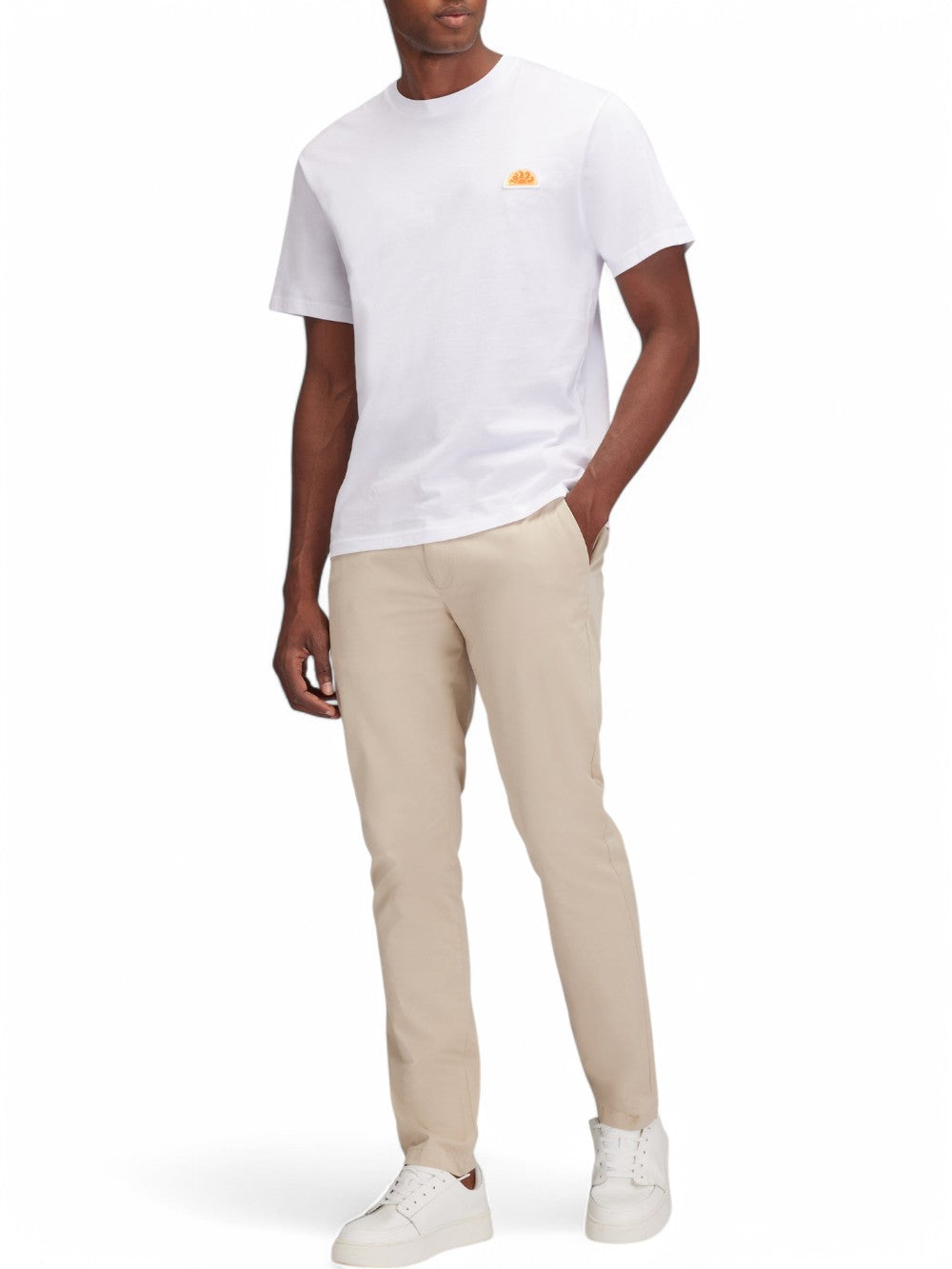 SUNDEK T-shirt Uomo - modello M643TEJR900 Bianco