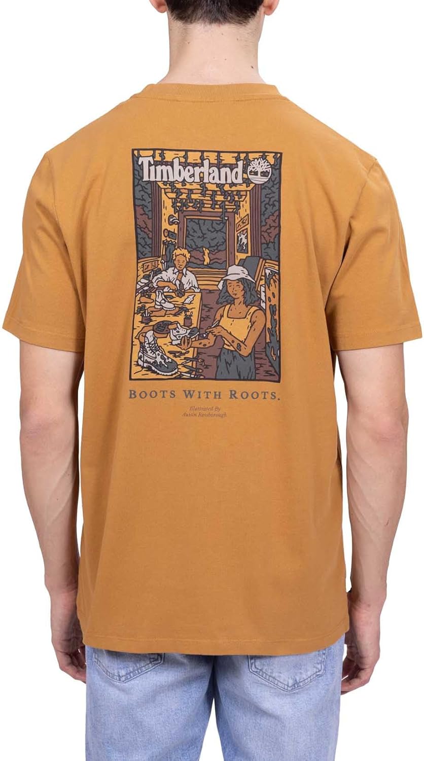 TIMBERLAND T-shirt Uomo - Ocra modello TB0A6DPD Giallo