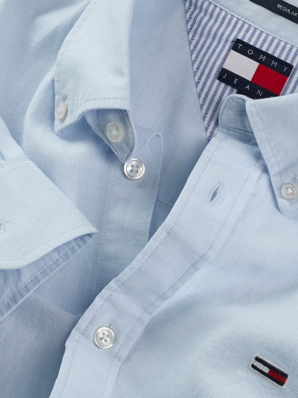 TOMMY HILFIGER Camicia Uomo - modello DM0DM20875 Celeste