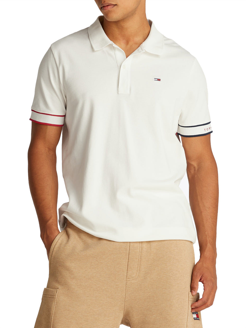 TOMMY HILFIGER Polo Uomo - modello DM0DM21306 Bianco