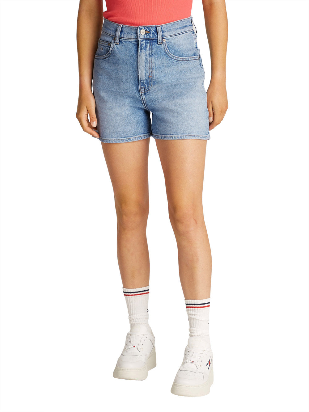 TOMMY HILFIGER Shorts Donna - Jeans modello DW0DW20091 Blu